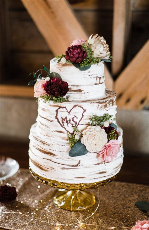 red romantic wedding cake designs|rustic 3 tier wedding cake.